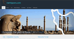 Desktop Screenshot of irantrippers.com