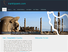 Tablet Screenshot of irantrippers.com